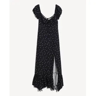 SEVEN SEVEN - Vestido Largo Estampado Para Mujer Negro