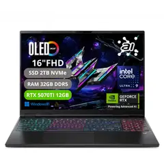 ACER - Portatil Predator Helios Neo 16s Intel Core Ultra 9 Ram 32gb Ssd 2tb Rtx 5070TI