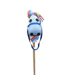 JUGANDO Y EDUCANDO - Juego Caballito De Palo Montable Para Niños Niñas