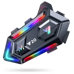 INNOVA - Intercomunicador Bluetooth Para Casco De Moto Innovo V20 Manos Libres Ipx6 Universal