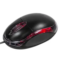 GENERICO - MOUSE SENCILLO ALAMBRICO USB NEGRO 1080G - 2/SJ 100