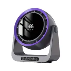 GENERICO - Ventilador De Escritorio Con Luz Ambiente F6 FAN