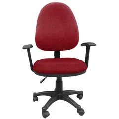 ADEQUAR - Silla Escritorio Espalda Alta en Rojo Tomate con Brazos ref SLA-2195_.