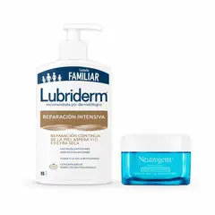 LUBRIDERM - Kit Rep Intensiva 946ml + Water Gel Neutrogena 50g