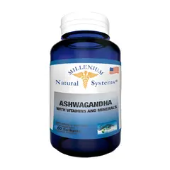NATURAL SYSTEM - SUPLEMENTO ASHWAGANDHA CON VITAMINAS Y MINERALES X60 SOFTGLES