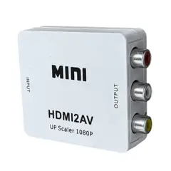 GENERICO - CAJA CONVERTIDORA HDMI A RCA 1080P CONSMO