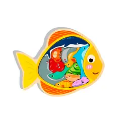 GENERICO - Juego De Mesa Rompecabeza Animales Didactico Aprendizaje