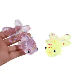 GENERICO - Squishy Juguete Anti Estrés Squishies Peces Multicolor X 4 U