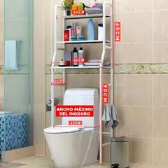 CLEAR - Estante Organizador Para Baño O Lavadora