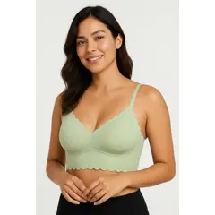 LILI PINK - Perfect bra en microfibra con detalle inovador