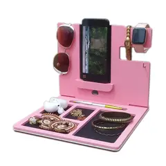 ADEQUAR - Soporte y Organizador DUAL color ROSA  REF: SOA-040