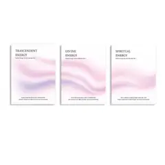 GAMA DIGITAL - Cuadros Triptico Transcendent 30 cm x 40 cm