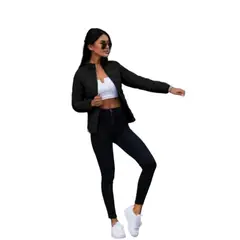 URBAN PLUS - CHAQUETA PARA MUJER COLOR NEGRO