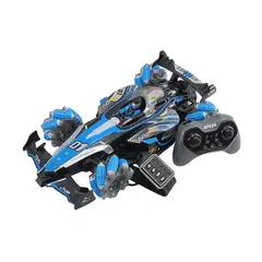 JUGUETERIA EXPRESS - Carro Control Remoto Carreras Luz Humo Sensor mano