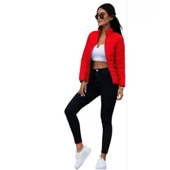 URBAN PLUS - CHAQUETA PARA MUJER ROJA