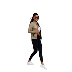 URBAN PLUS - CHAQUETA PARA MUJER BEIGE