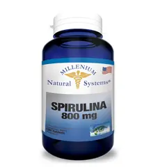 NATURAL SYSTEM - SUPLEMENTO ESPIRULINA X 100 UNIDADES