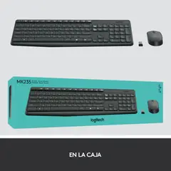 LOGITECH - Combo Teclado Y Mouse Mk235 Inalambrico