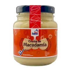SAND BALANCED FOOD - Crema de macadamia sin azucar natural 100% 120 gramos Sand