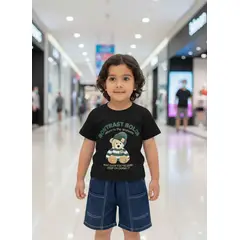 GENERICO - Conjunto Camiseta y Short para Niño Ropa Infantil Cómoda Moderna 2PCS