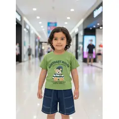 GENERICO - Conjunto Camiseta y Short para Niño Ropa Infantil Cómoda Moderna 2PCS