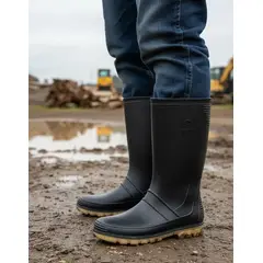 VENUS - Botas de Caucho Marca Andina Color Negro Unisex