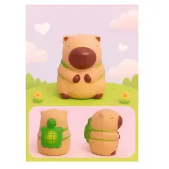 GENERICO - Tierno Squishy Capibara maletín Tortuga Antiestrés