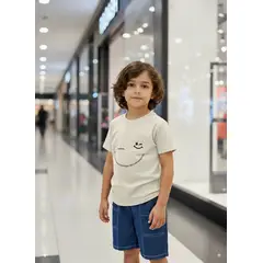 GENERICO - Conjunto Camiseta y Short para Niño Ropa Infantil Cómoda Moderna 2PCS