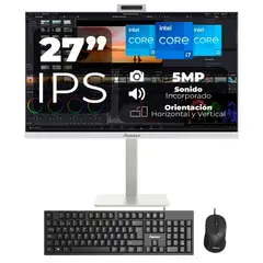 JANUS - All-in-One 27 Intel Core i3-12100 RAM 16GB DDR4 SO-DIMM SSD 512GB Blanco