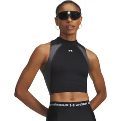 UNDER ARMOUR - Camiseta Sin Manga Hg Rib Tank Mujer-Negro