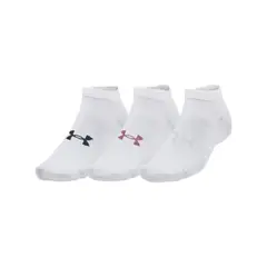 UNDER ARMOUR - Medias Essential Lw Cut 3Pk -Blanco