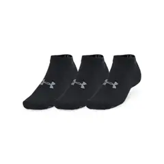 UNDER ARMOUR - Medias Essential Lw Cut 3Pk -Negro