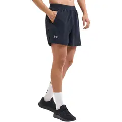 UNDER ARMOUR - Pantaloneta Launch 5 Hombre-Negro