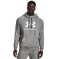 UNDER ARMOUR - Hoodie Rival Fleece-Gris