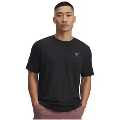 UNDER ARMOUR - Camiseta Pjt Rck Smpl Brnd Ss Hombre-Negro
