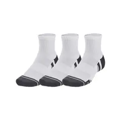 UNDER ARMOUR - Medias Prfrmnc Tech 3Pk Qtr -Blanco