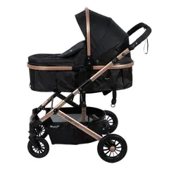 EBABY - Coche De Bebe Moisés Mango Regulable Cubrepiés Plegado Fácil