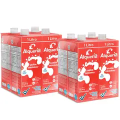 ALQUERIA - Leche Sabor Original 8unds X1l C/u