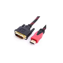GENERICO - Cable Hdmi A Dvi 1.5 Mts Dvi D 24+1 1080p Hdtv Pc Full Hd
