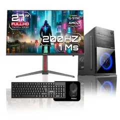 JANUS - Computador Gamer Ryzen 5 5600GT RAM 16GB SSD 512GB Monitor 27 Pulgadas 200Hz