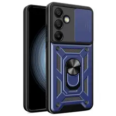 GENERICO - Funda Estuche Case Slider Compatible Con Samsung S25 FE Azul