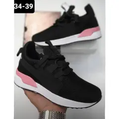 URBAN PLUS - TENIS PARA MUJER NEGROS
