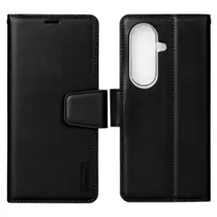 GENERICO - Forro Estuche Tipo Billetera De Cuero Para Samsung Z Fold 7 Negro