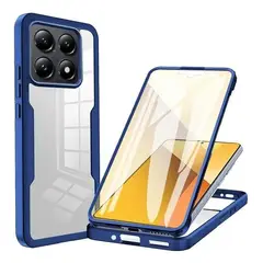 GENERICO - Estuche Forro Protector Funda 360 Para Xioami 14T / 14T pro Azul