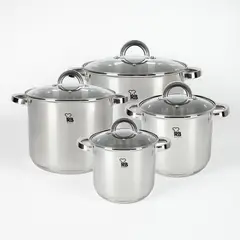 BERGNER - Bateria De 8 Piezas En Acero Inoxidable SARA RB