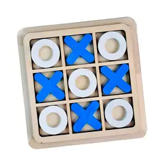 GENERICO - Juego De Mesa Madera Mini Triqui Didactico Interactivo Niños