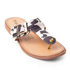 PRICE SHOES - Sandalia Plana para Mujer 692P49VTNEGRO