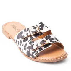 PRICE SHOES - Sandalia Plana para Mujer 692P08VTNEGRO