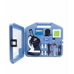 GENERICO - Microscopio Monocular Niños Didactico Kit 28 Piezas