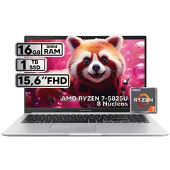 ASUS - PORTÁTIL RYZEN 7 16GB RAM 1TB SSD 15 FHD COOL SILVER